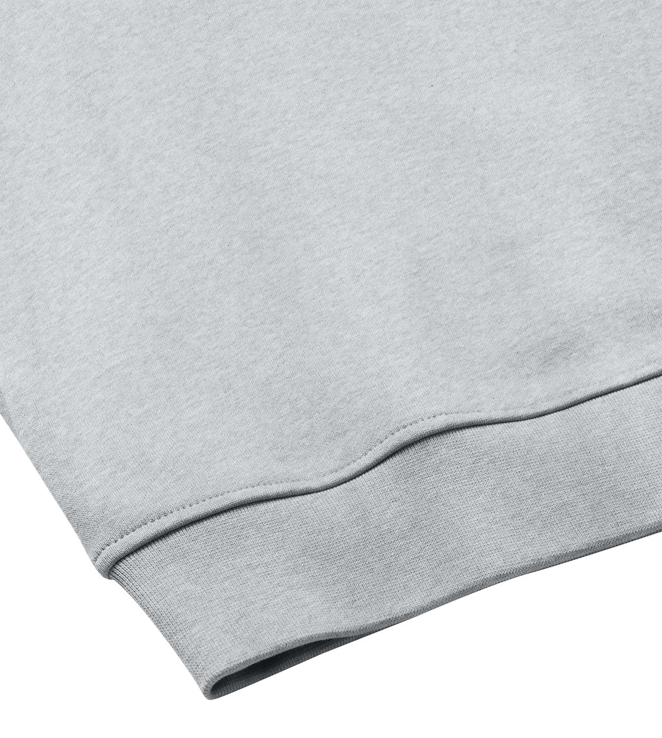 Hoodie Frauen Oversized, Grau meliert, Detail, Good Morning World, einseitig, Be Human N01