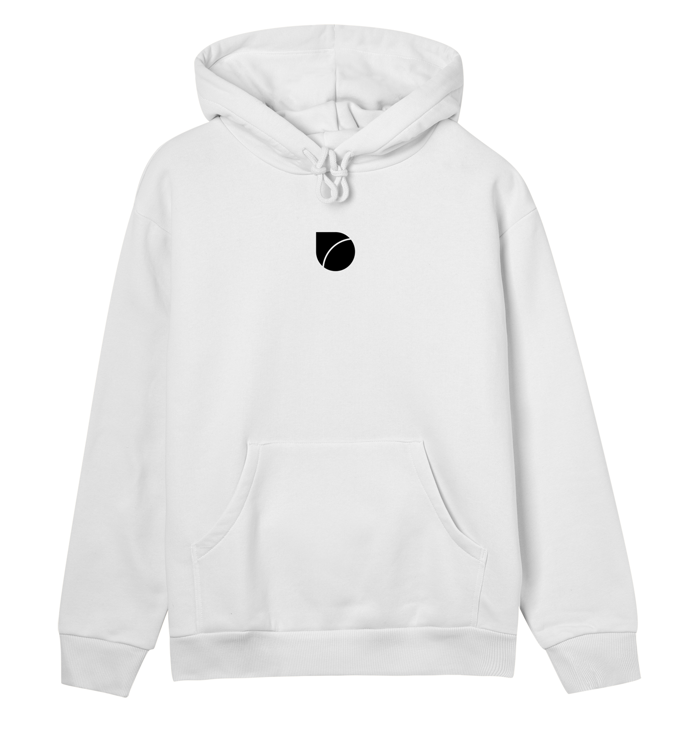 Hoodie Frauen Regular, Off-White, Vorne, Good Morning World, zweiseitig, Shift_Happens N01