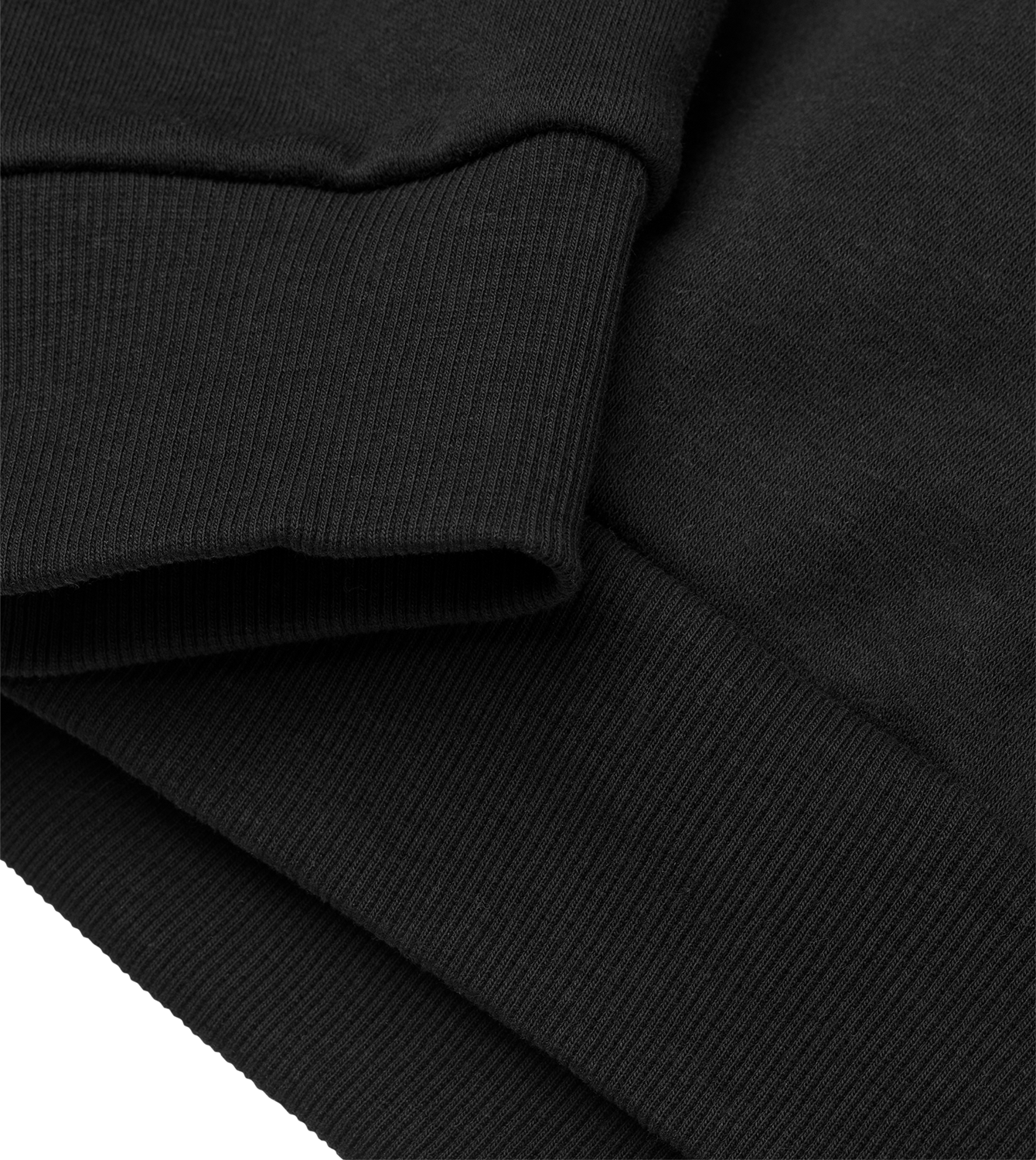 Hoodie Frauen Regular, Schwarz, Detail, Good Morning World, zweiseitig, Shift_Happens N01