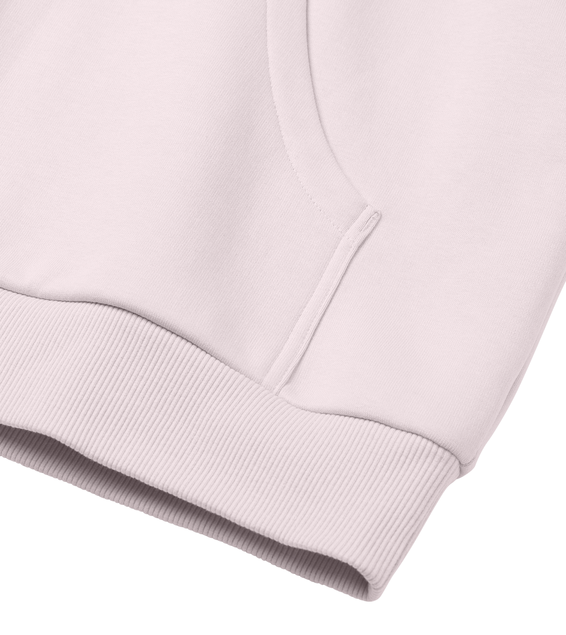 Hoodie Frauen Soft Pink Detailansicht – Good Earth Vibes