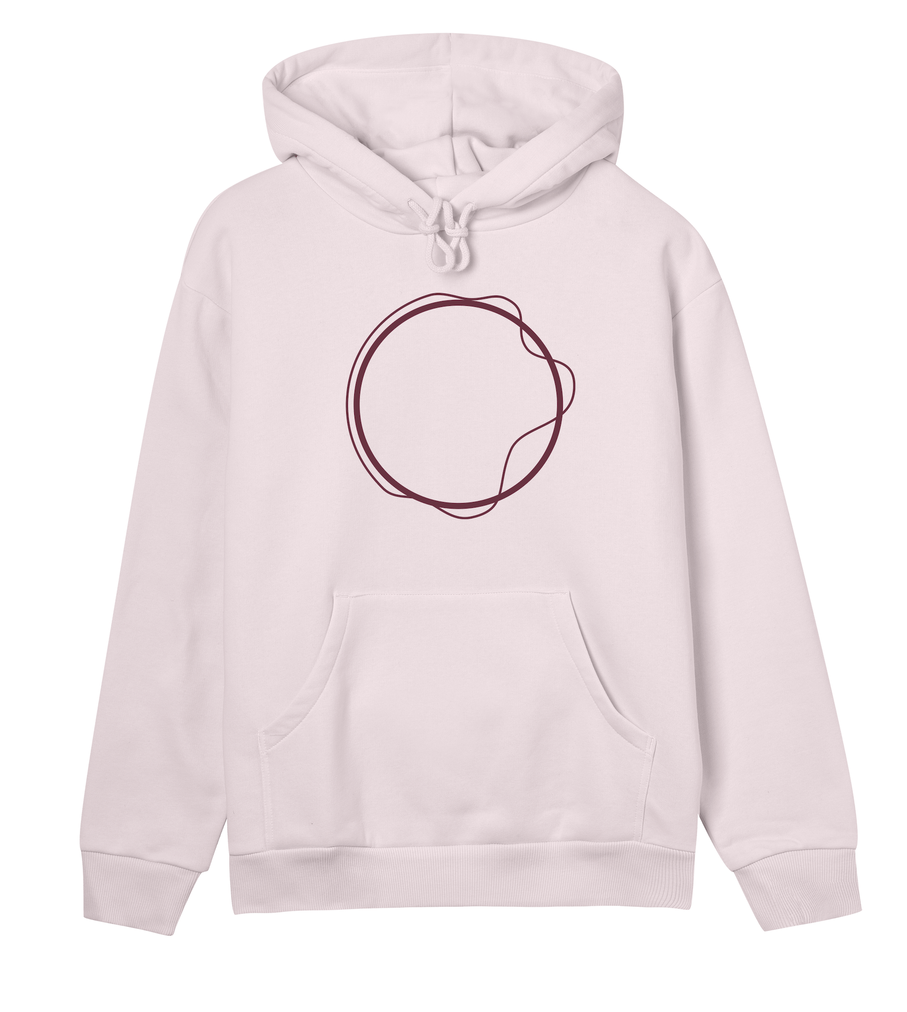 Hoodie Frauen Soft Pink Vorderseite – Good Earth Vibes