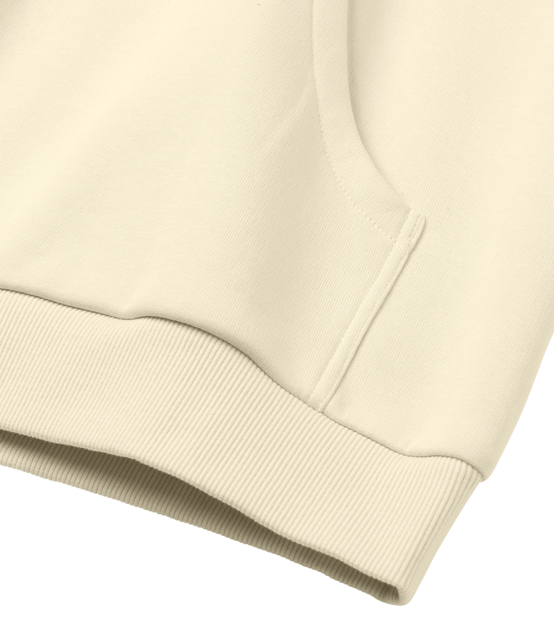 Hoodie Frauen Soft Gelb Detailansicht – Good Earth Vibes