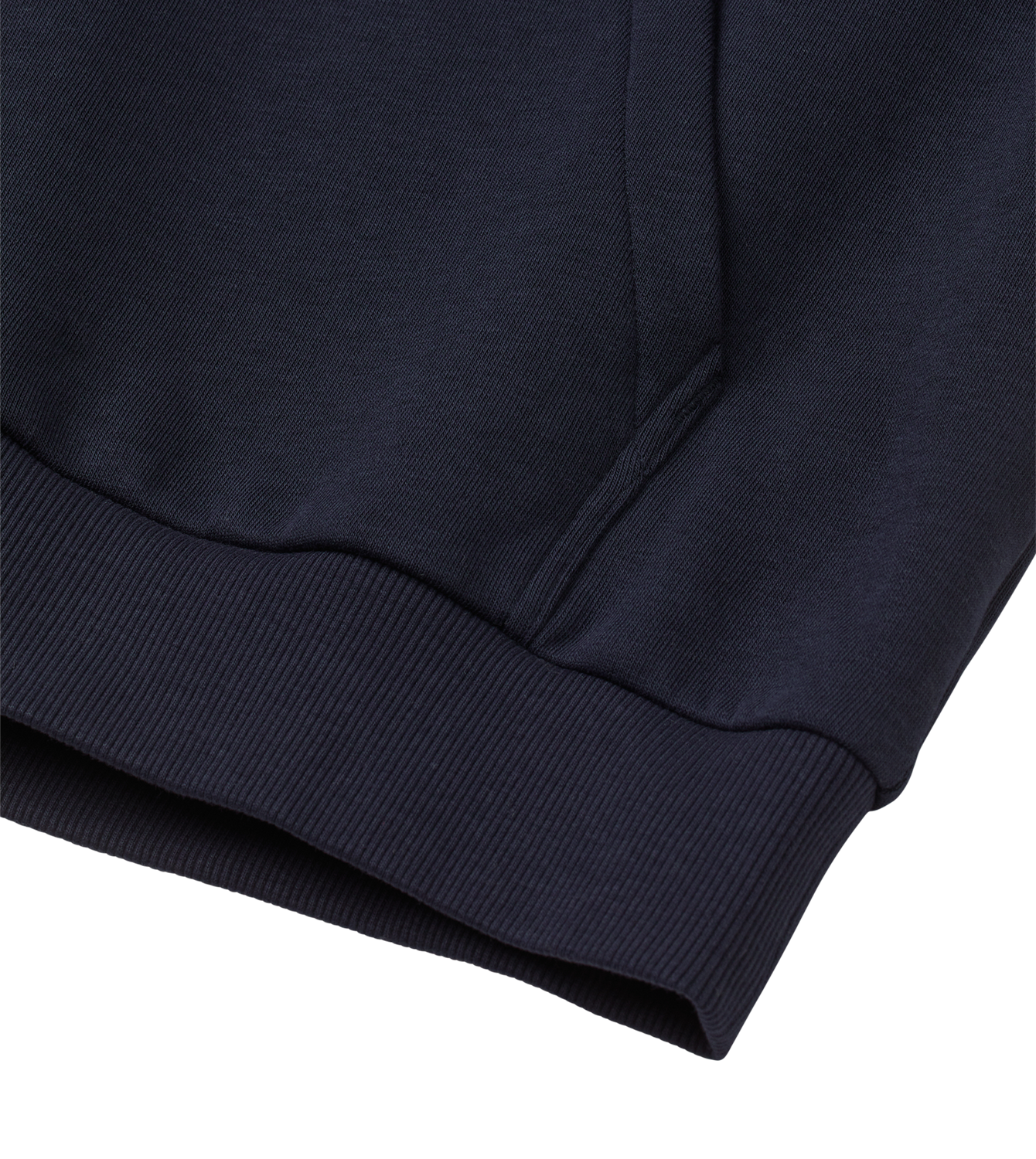 Hoodie Männer Regular, Dark Blue, Detail, Good Morning World, zweiseitig, Shift_Happens N01