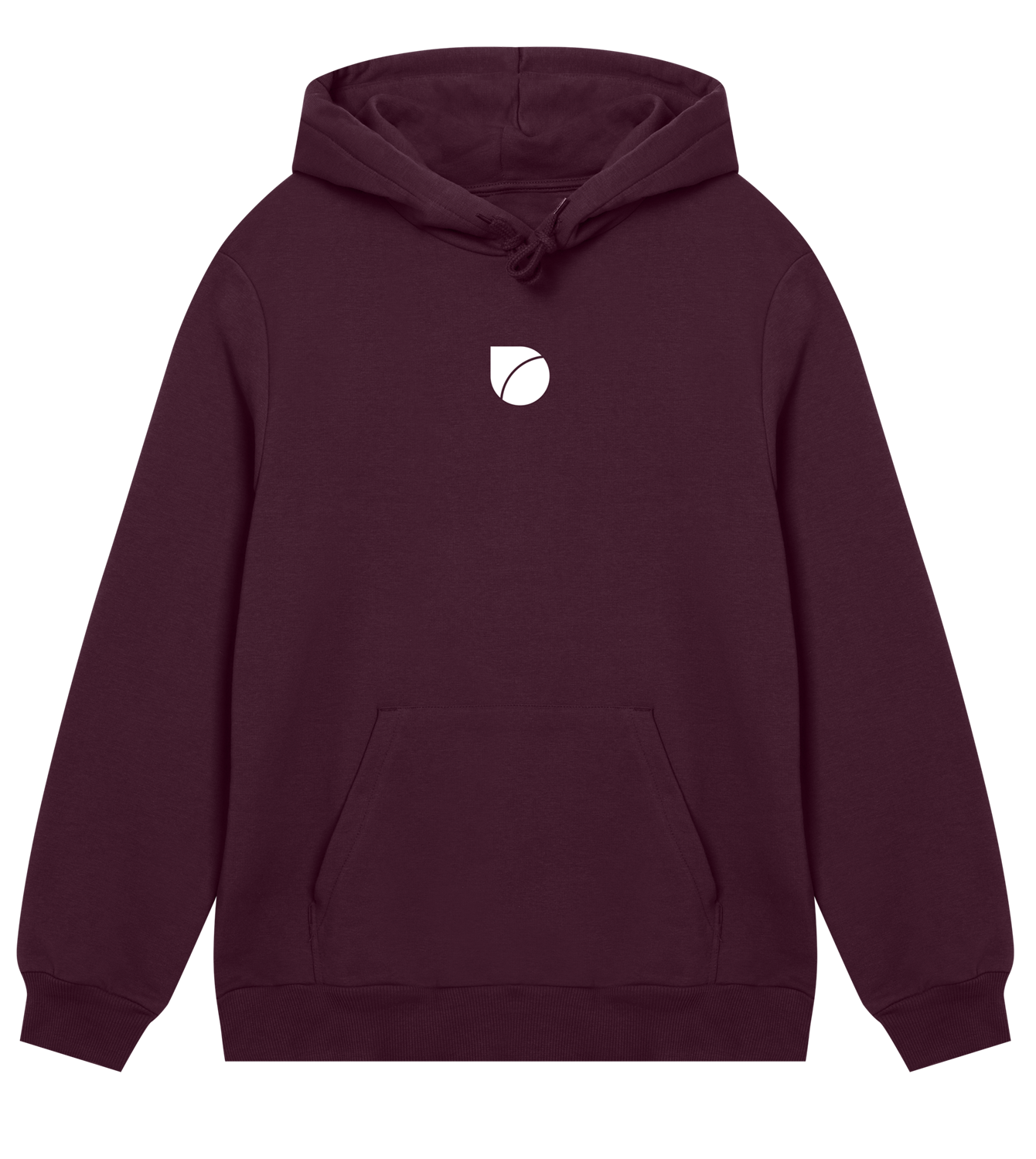 Hoodie Männer Regular, Maroon, Vorne, Good Morning World, zweiseitig, Shift_Happens N01