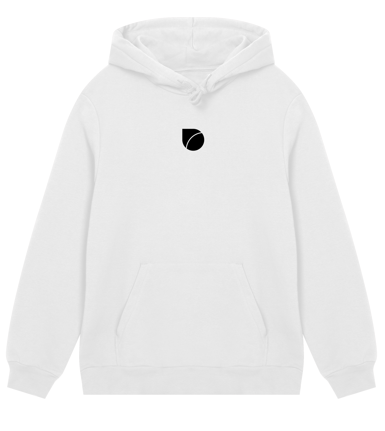 Hoodie Männer Regular, Off-White, Vorne, Good Morning World, zweiseitig, Shift_Happens N01