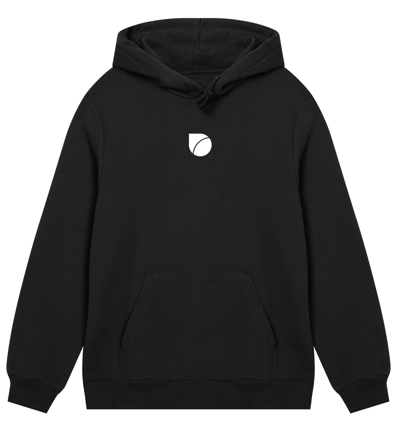 Hoodie Männer Regular, Schwarz, Vorne, Good Morning World, zweiseitig, Shift_Happens N01