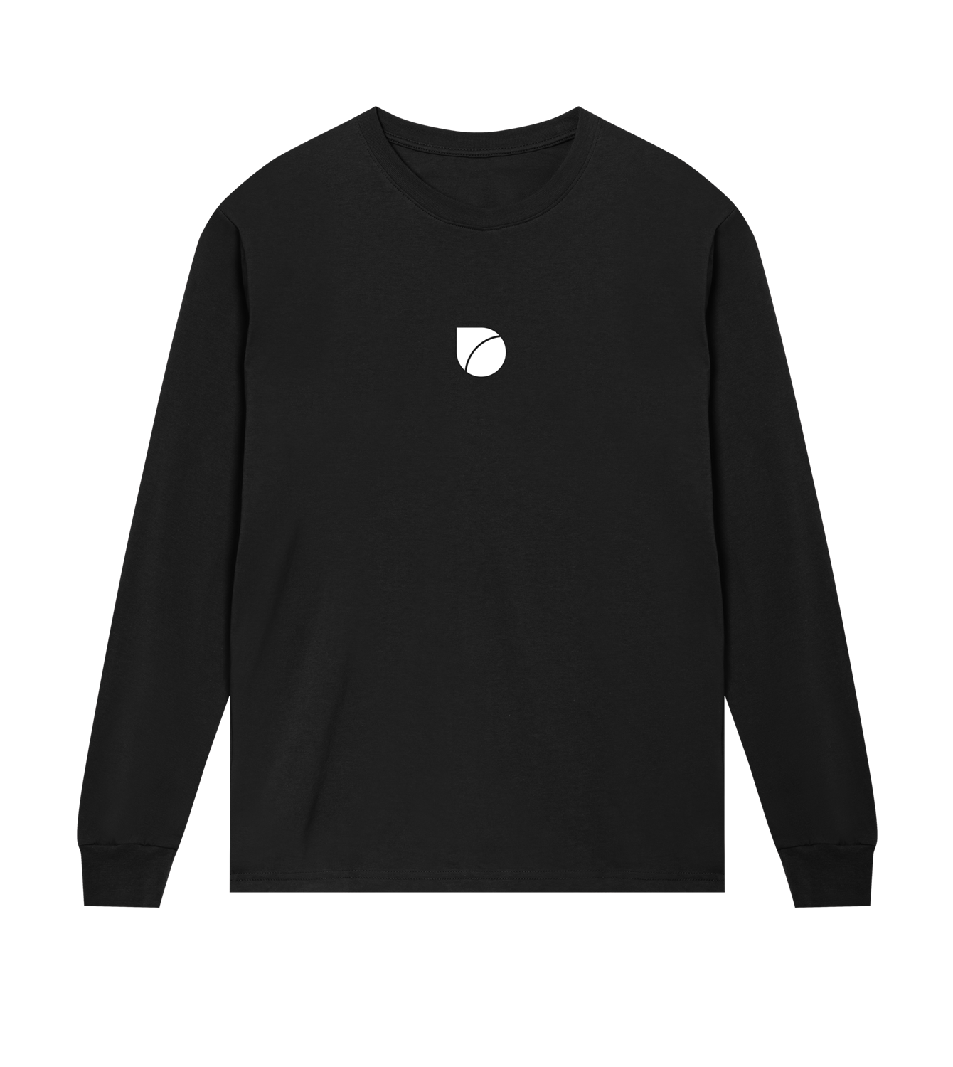 Longsleeve Herren Regular, Schwarz, Vorne, Good Morning World, zweiseitig, Shift Happens N01