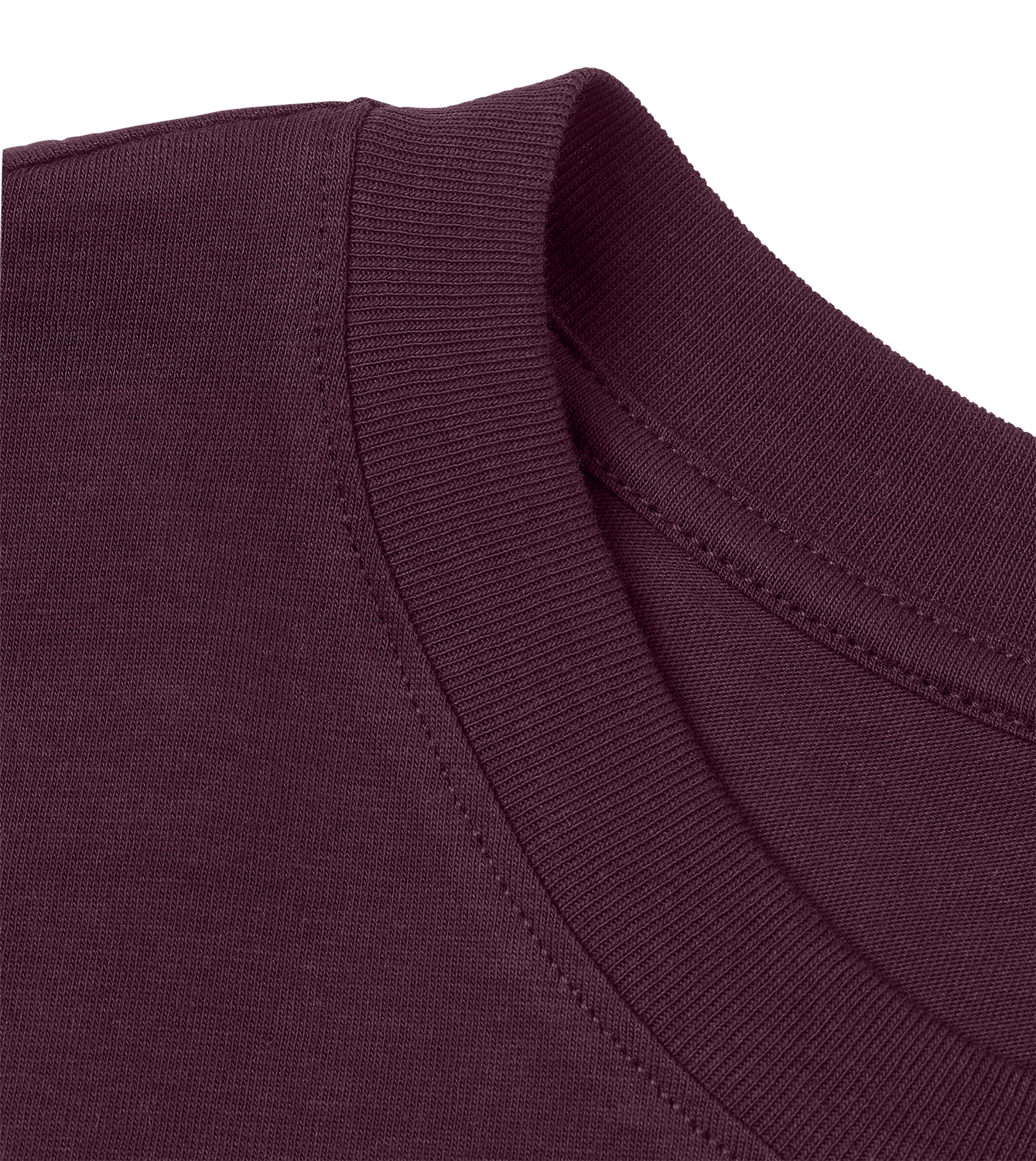 Longsleeve Männer Regular, Maroon, Detail, Good Morning World, einseitig, N01