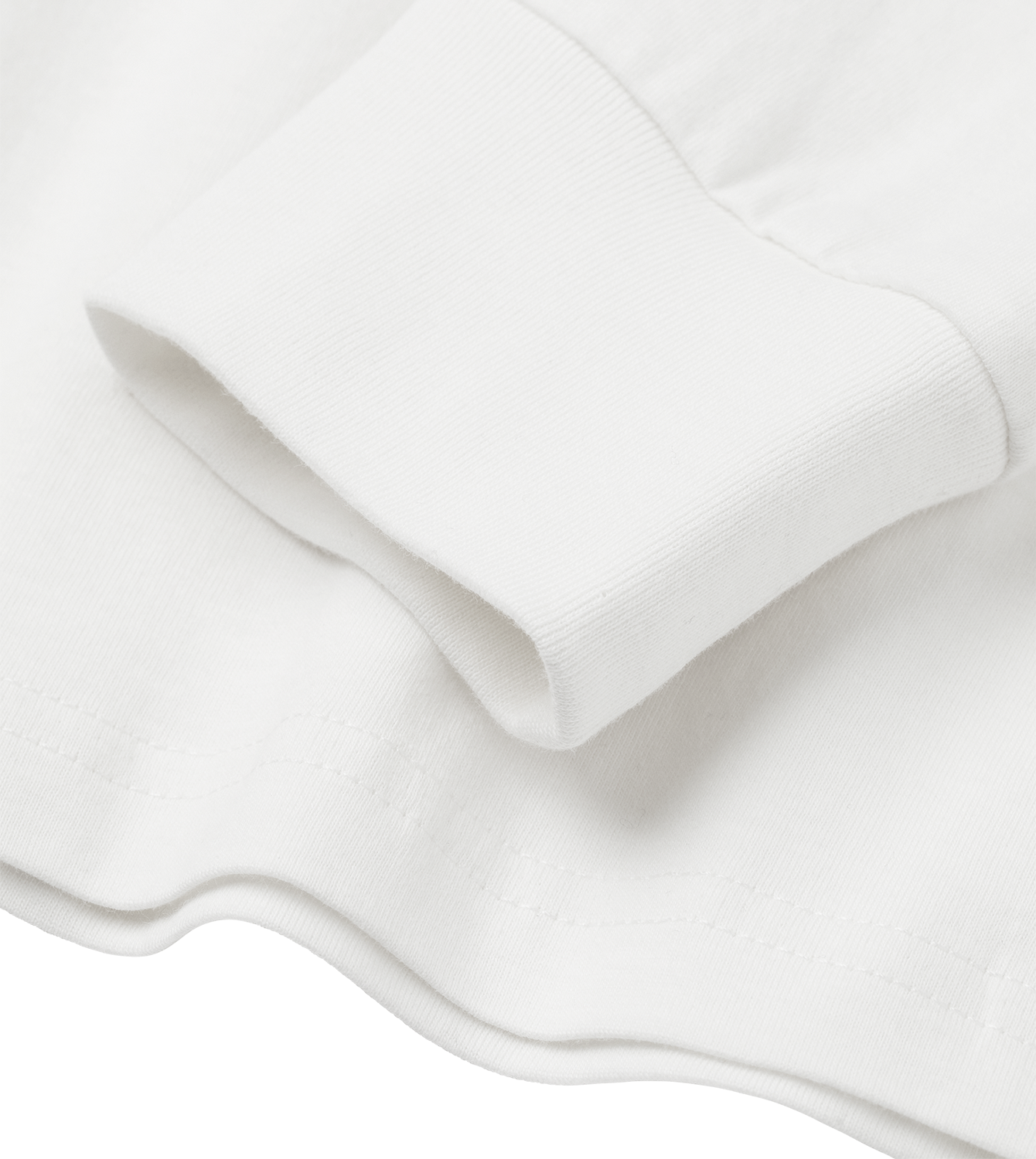 Longsleeve Männer Regular, Weiss, Detail, Good Morning World, einseitig, Let's Buzz N01