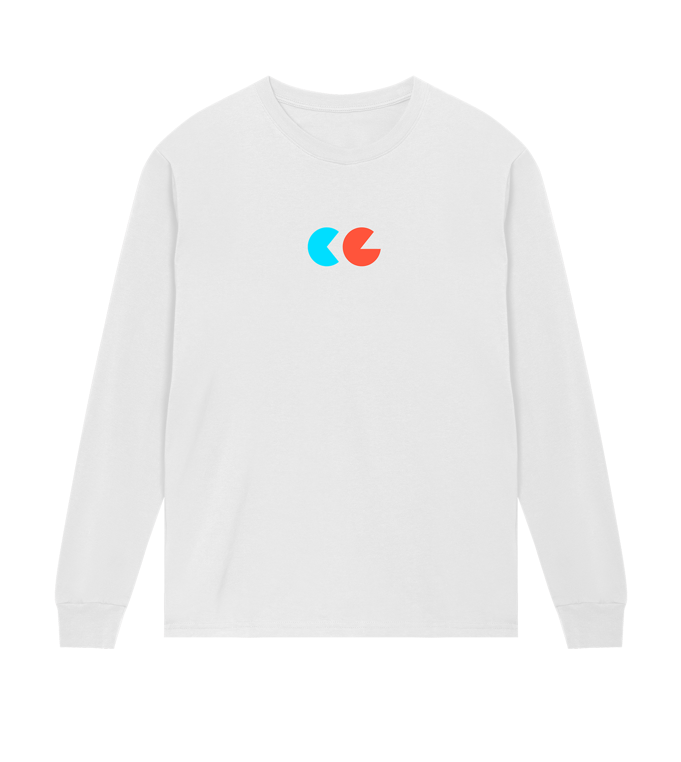 Longsleeve Männer Regular, Weiss, Vorne, Good Morning World, zweiseitig, Greed Control N01