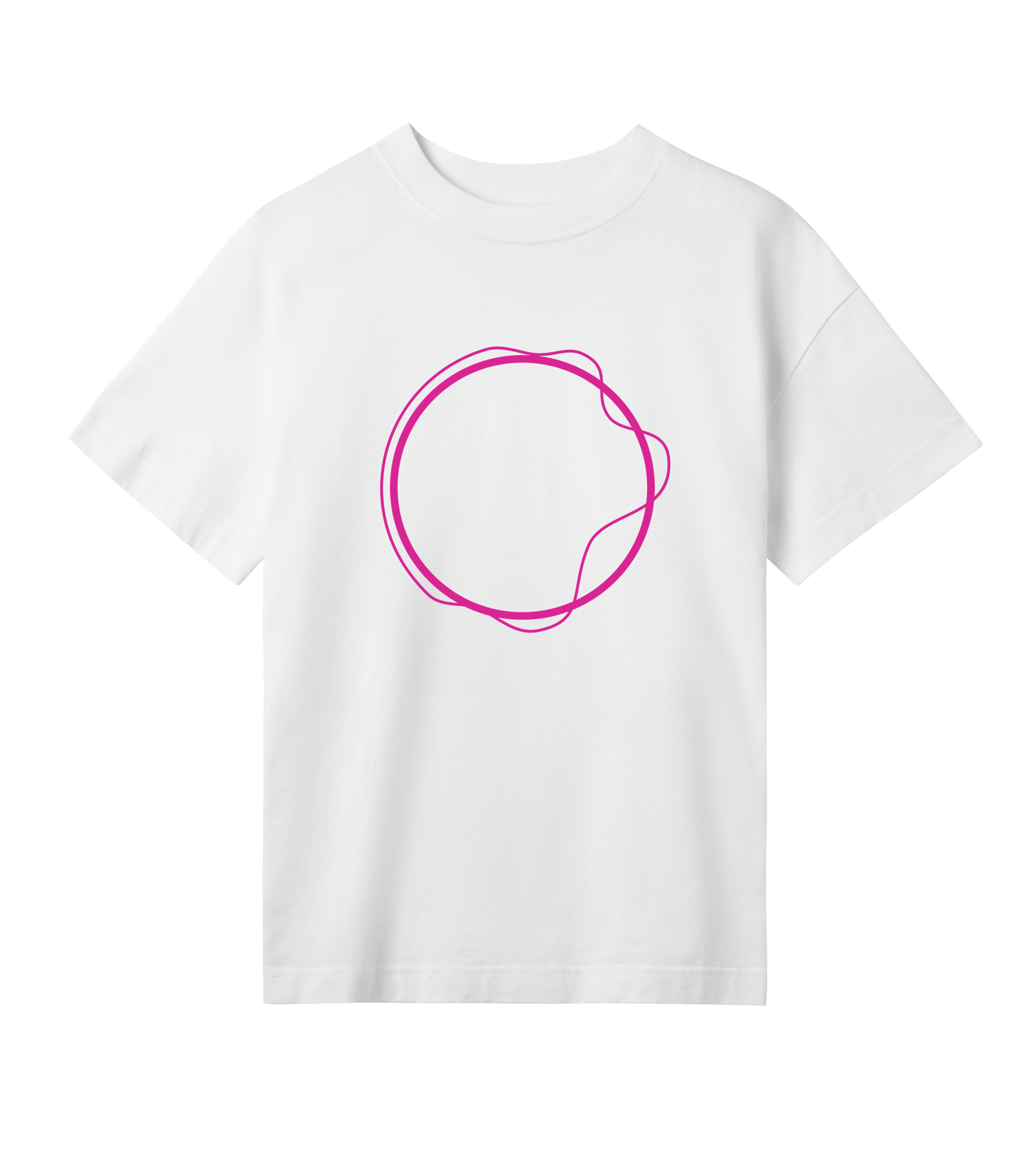 Oversized_T-Shirt, Frauen, Off-White Vorne, Motiv Good_Earth_Vibes