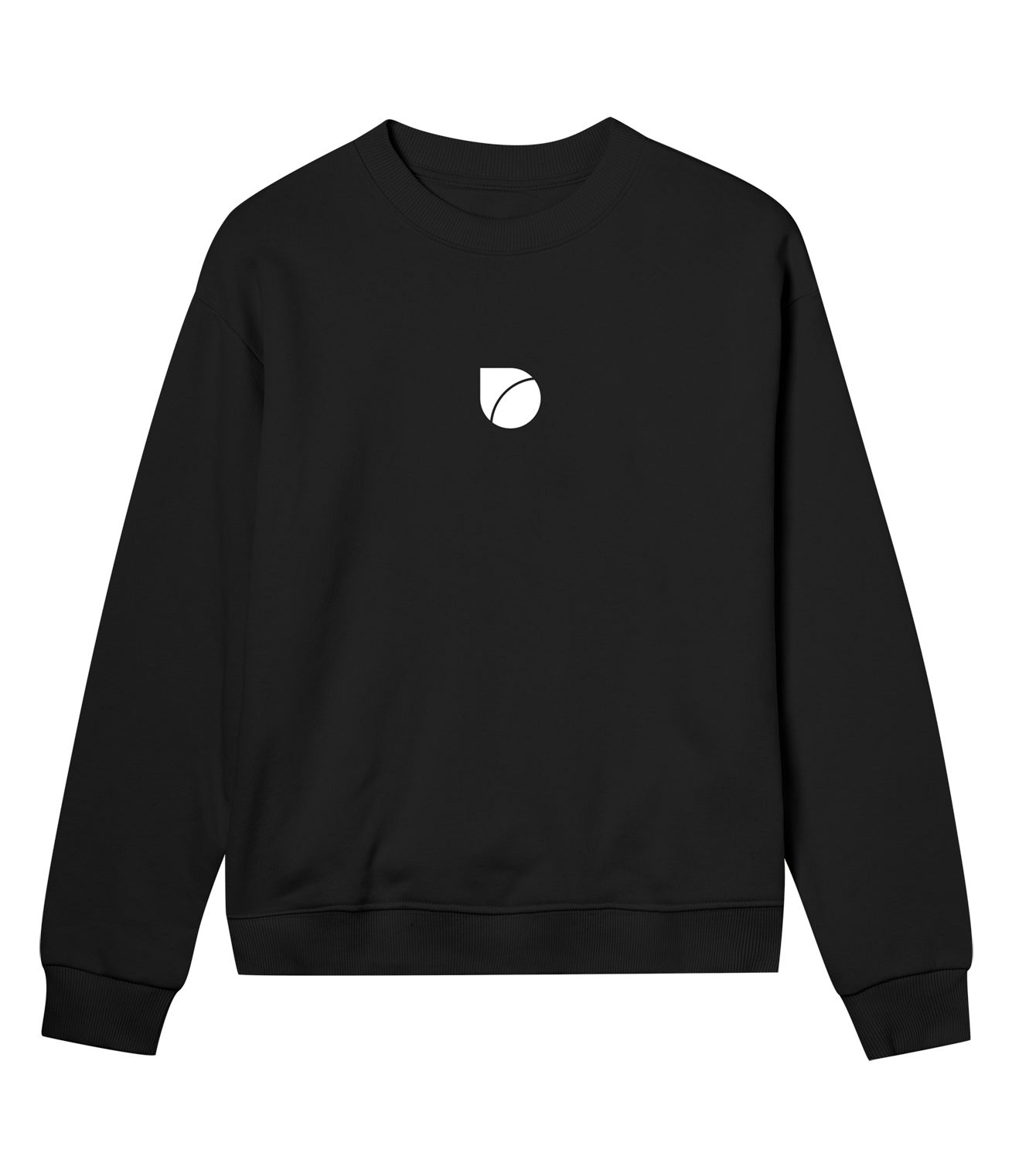 Sweatshirt Damen Regular, Schwarz, Vorne, Good Morning World, zweiseitig, Shift Happens N01