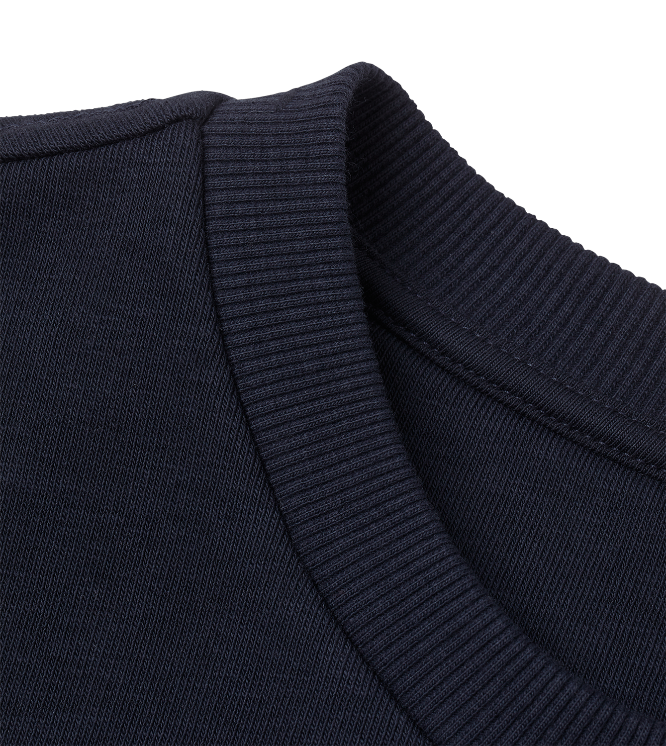 Sweatshirt Herren Dunkelblau Regular Detailansicht – Good Earth Vibes