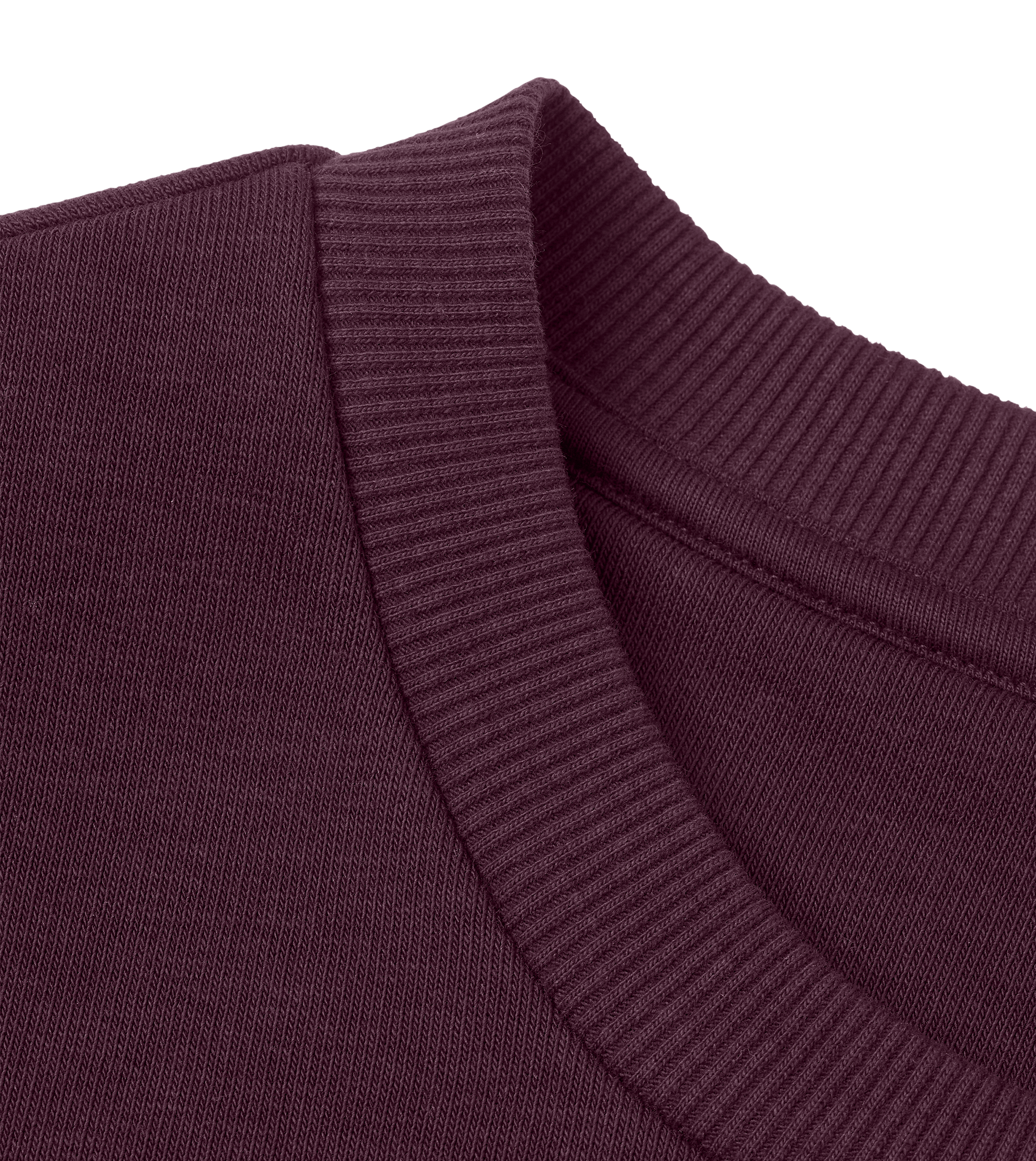 Sweatshirt Herren Kastanie Regular Detailansicht – Good Earth Vibes