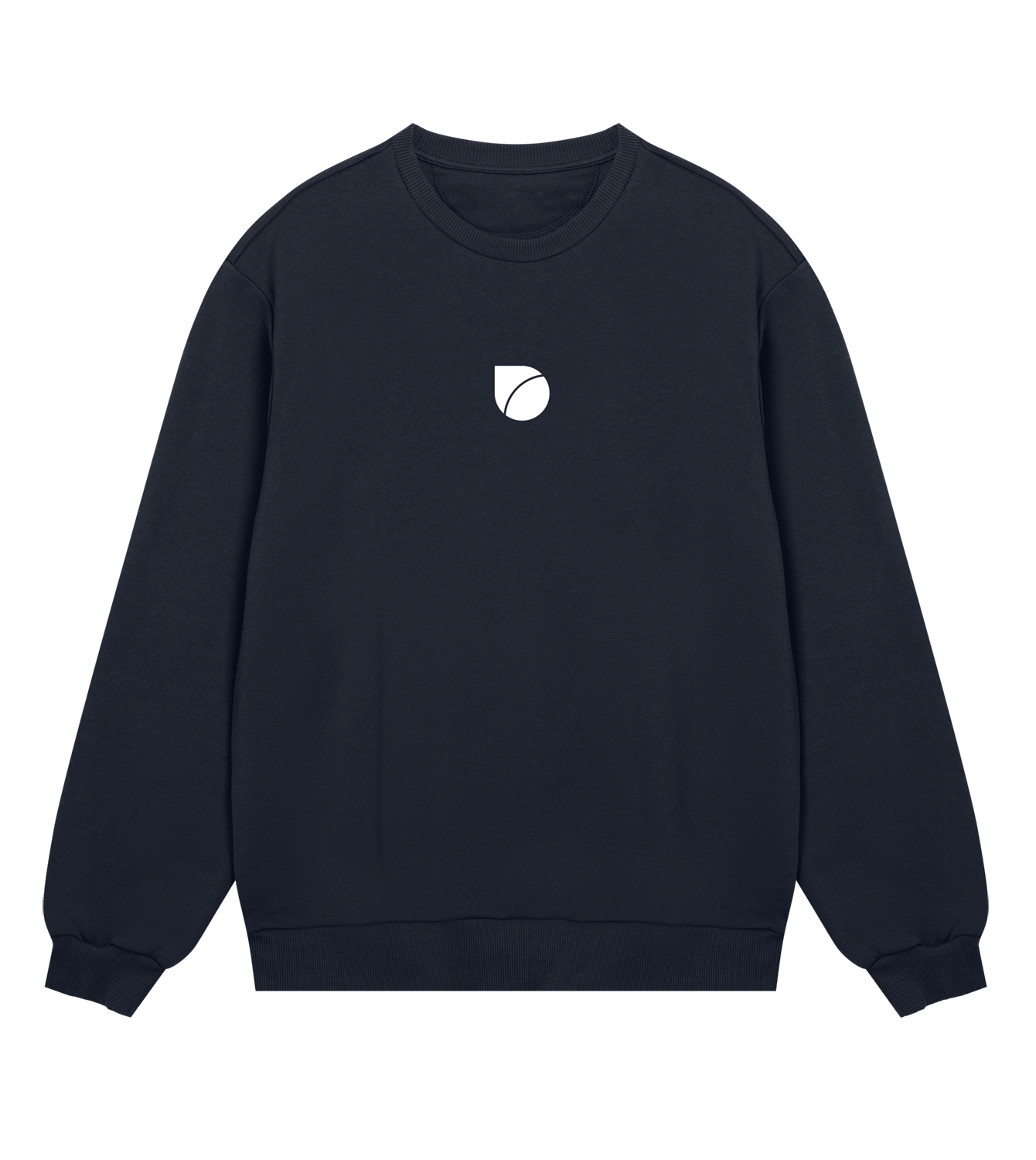 Sweatshirt Herren Regular, Dunkelblau, Vorne, Good Morning World, zweiseitig, Shift Happens N01