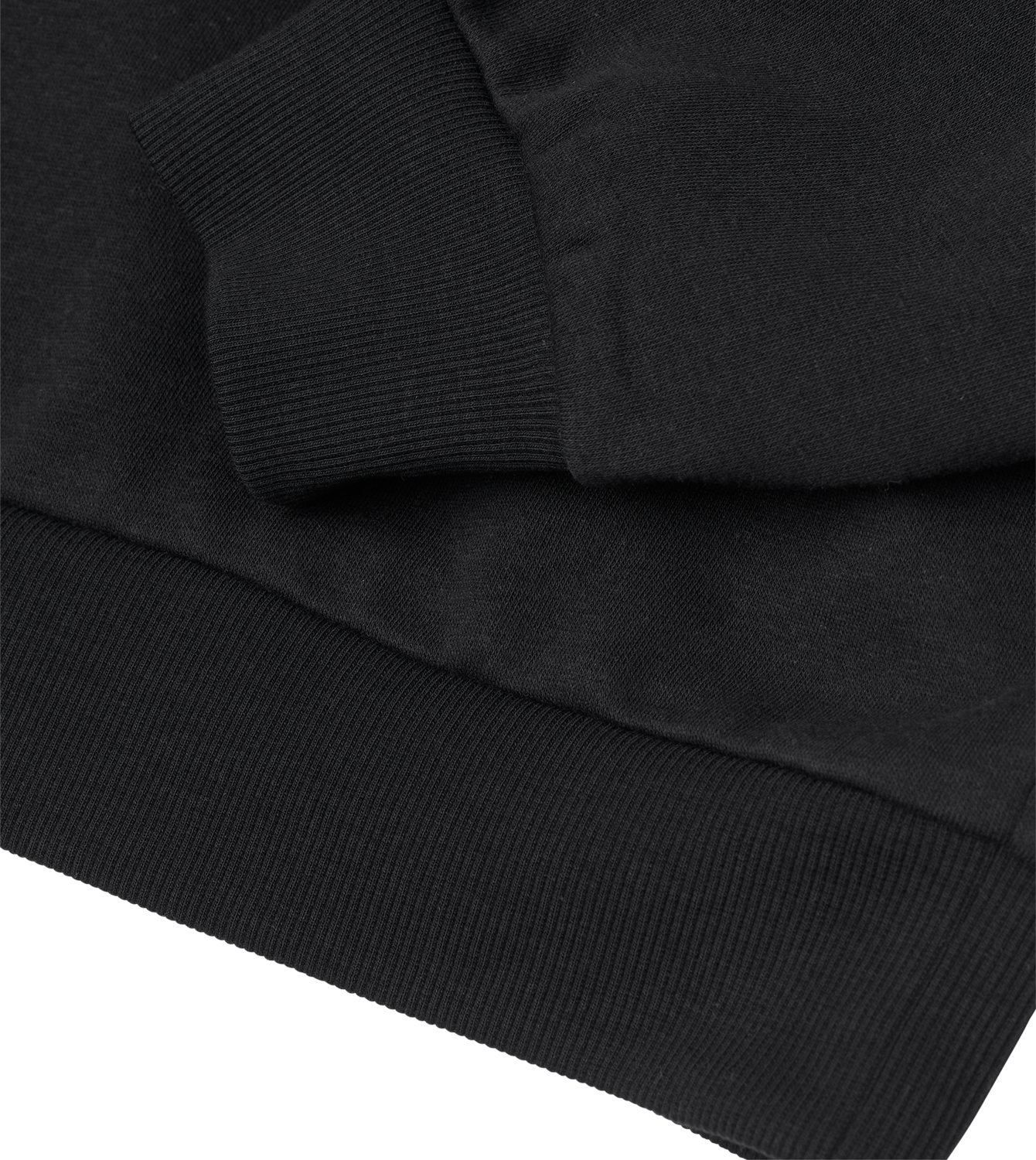 Sweatshirt Herren Regular, Schwarz, Detail, Good Morning World, zweiseitig, Shift Happens N01