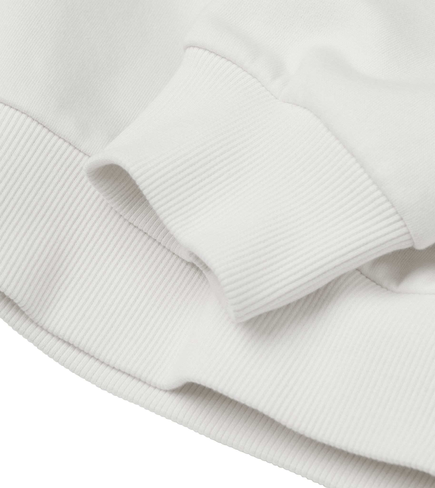 Sweatshirt Herren Weiss Regular Detailansicht – Good Earth Vibes