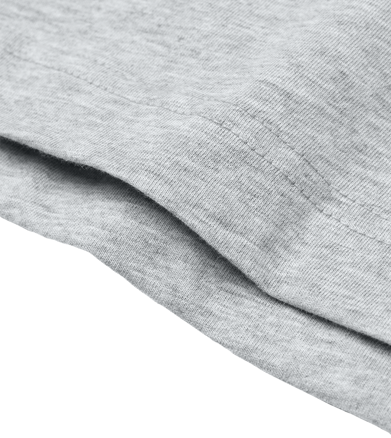 T-Shirt Damen Regular, Grau meliert, Detail, Good Morning World, zweiseitig, Greed Control