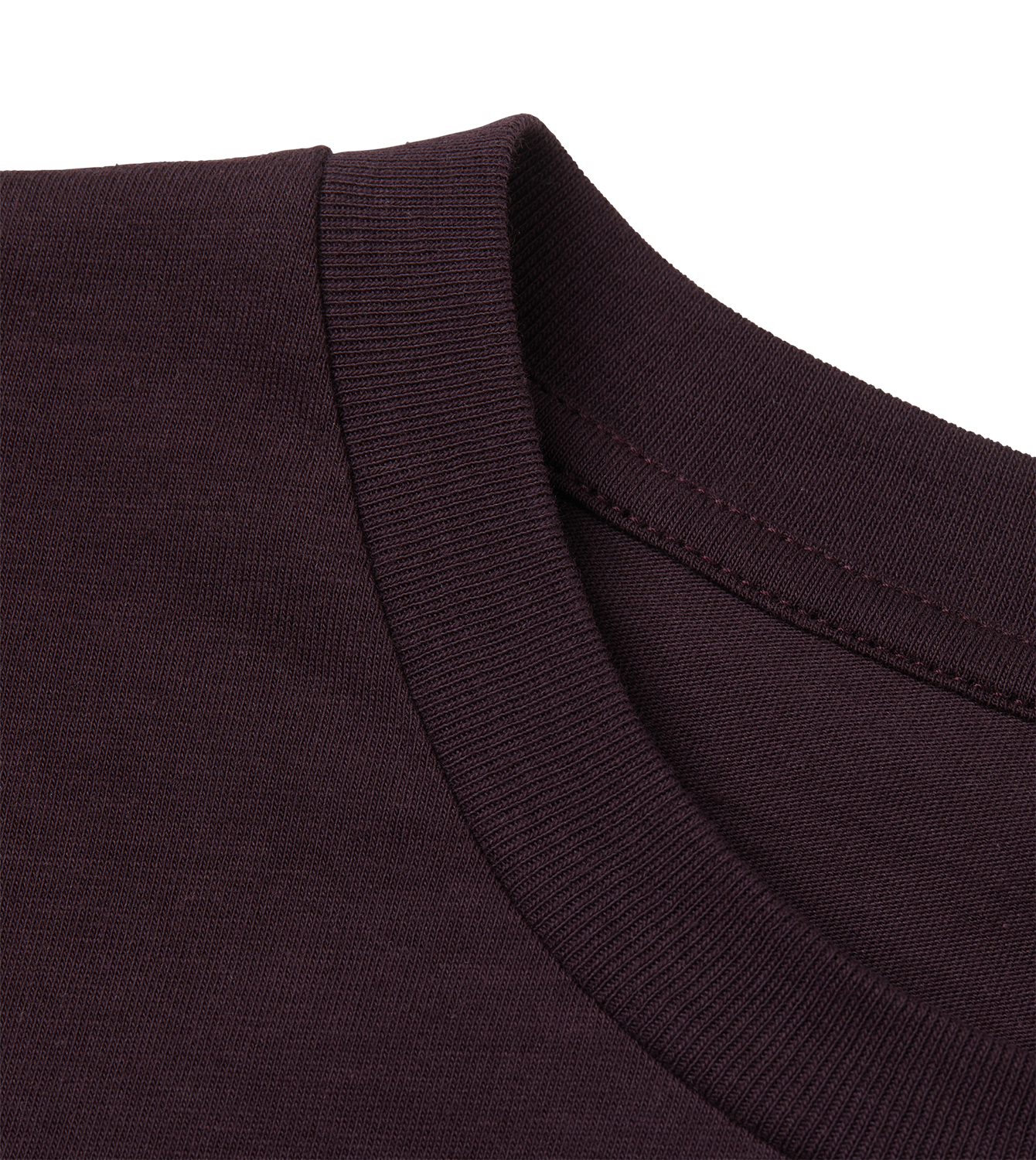 T-Shirt Damen Regular, Maroon, Detail, Good Morning World, zweiseitig, Greed Control