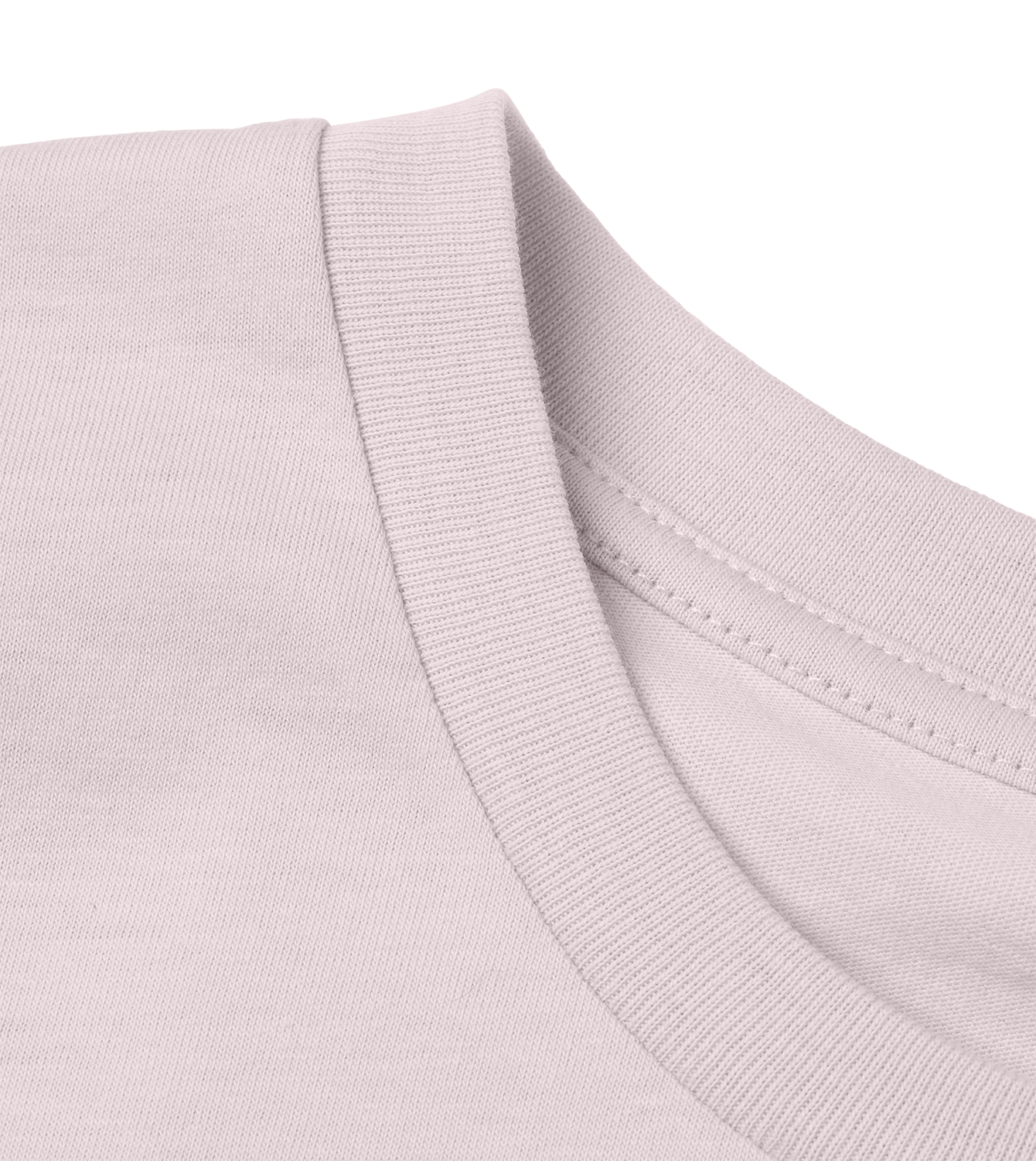 T-Shirt Damen Regular, Soft_Pink, Detail, Good Morning World, zweiseitig, Greed Control
