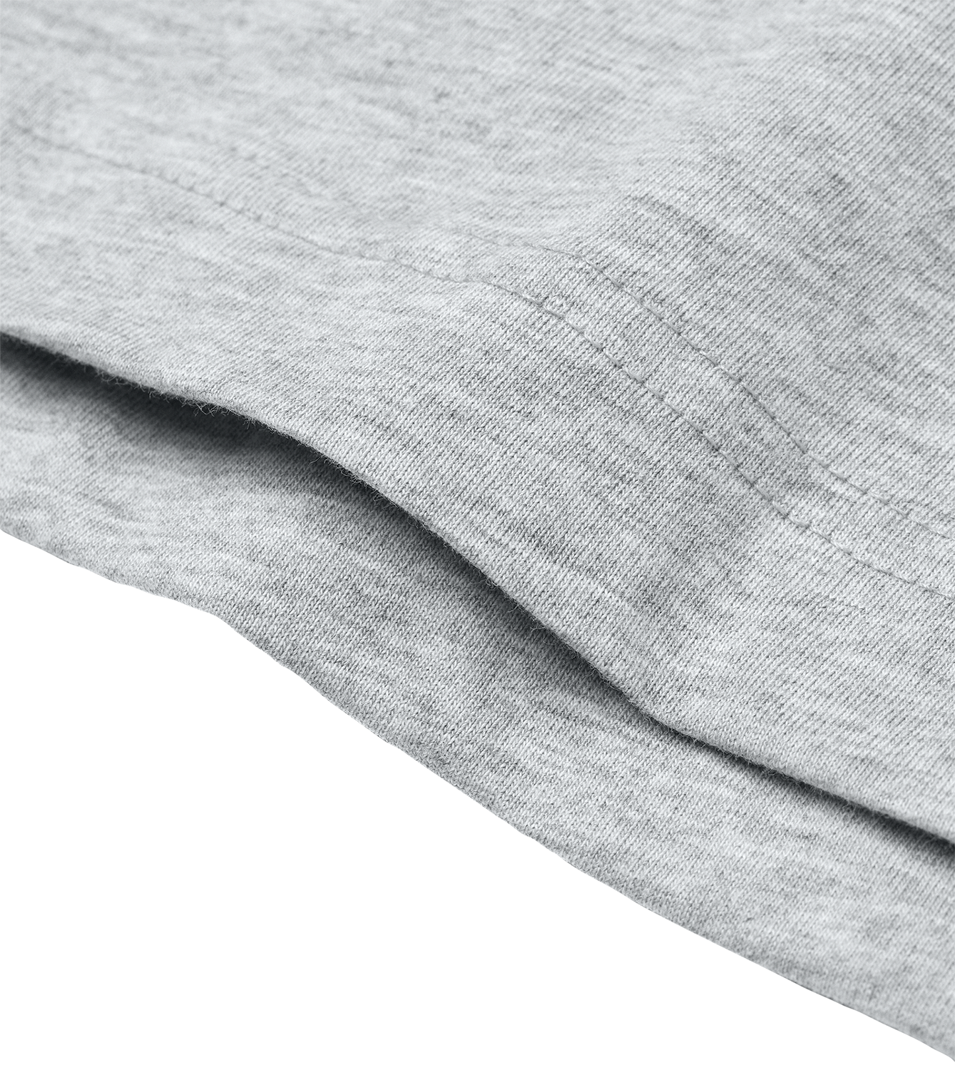 T-Shirt Frauen Regular, Grau meliert, Detail, Good Morning World, zweiseitig, Be Human N01