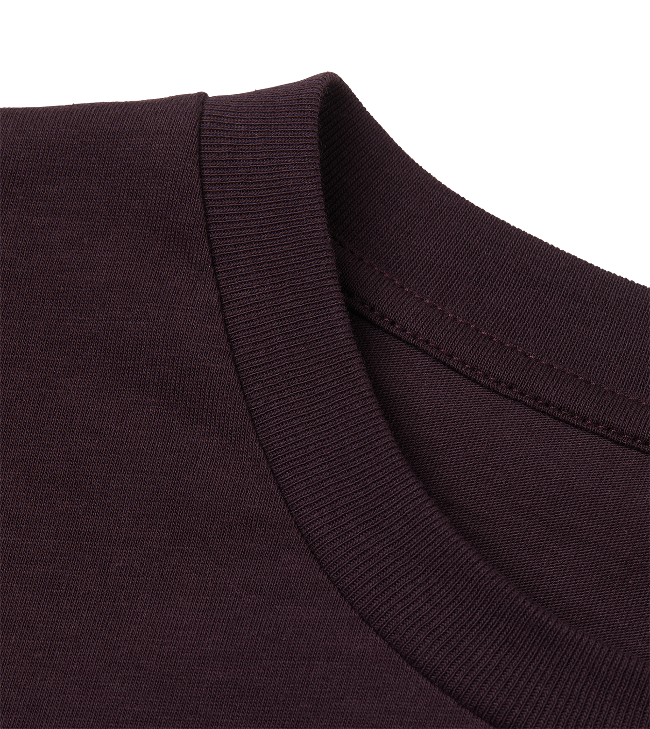 T-Shirt Frauen Regular, Maroon, Detail, Good Morning World, zweiseitig, Be Human N01