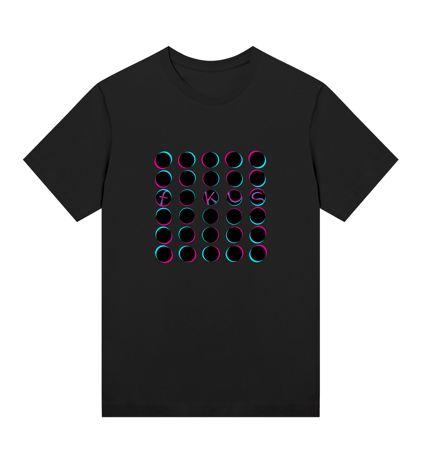 T-Shirt Frauen Regular, Schwarz, Vorne, Good Morning World, einseitig, Fokus N01