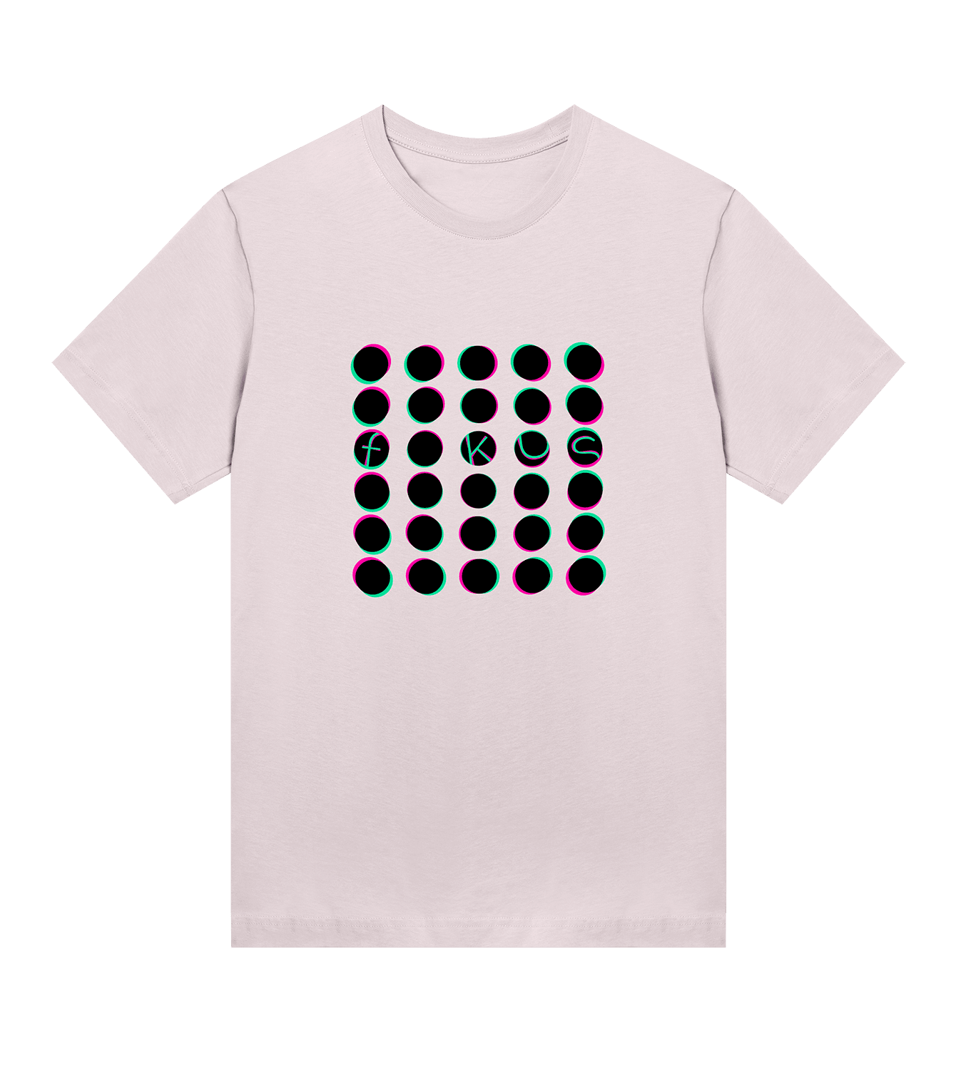 T-Shirt Frauen Regular, Soft Pink, Vorne, Good Morning World, einseitig, Fokus N01