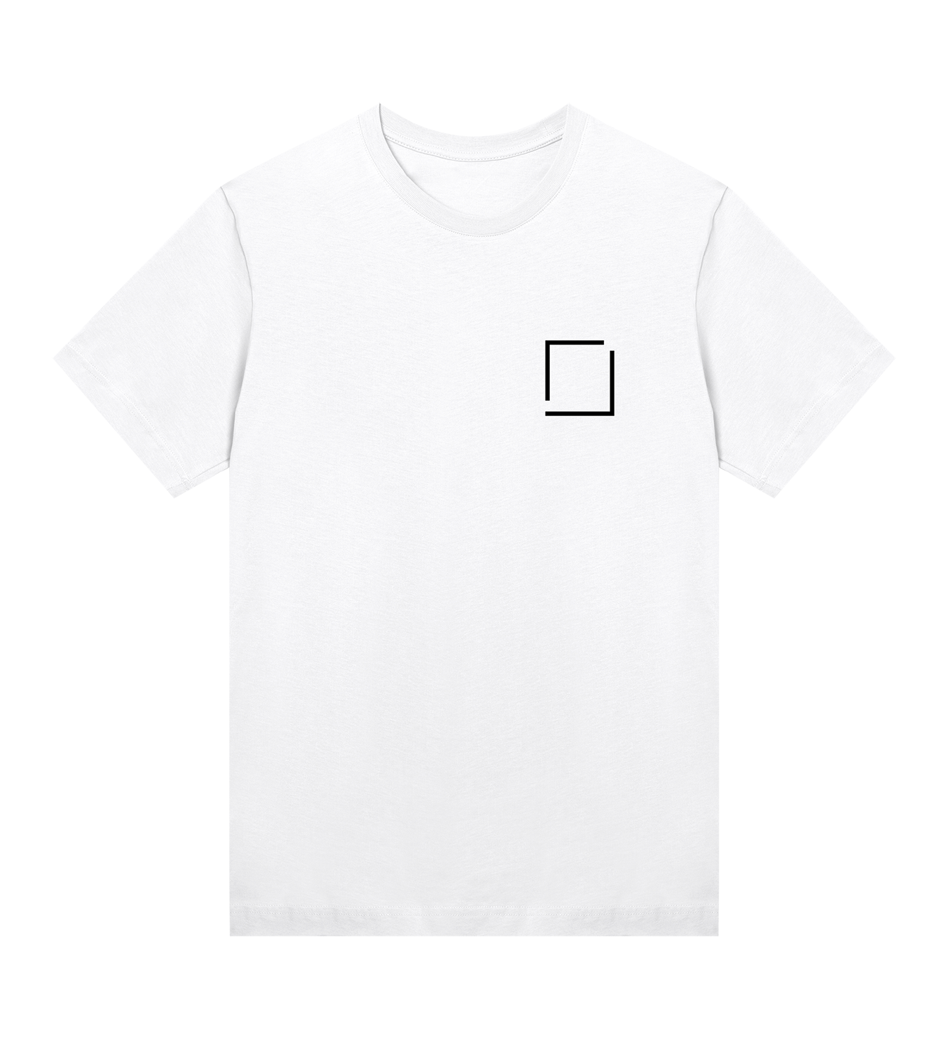 T-Shirt Frauen Regular, Weiss, Vorne, Good Morning World, zweiseitig, Be Human N01