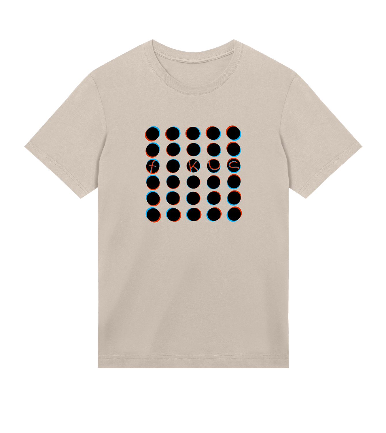 T-Shirt Männer Regular, Sand, Vorne, Good Morning World, einseitig, Fokus N01