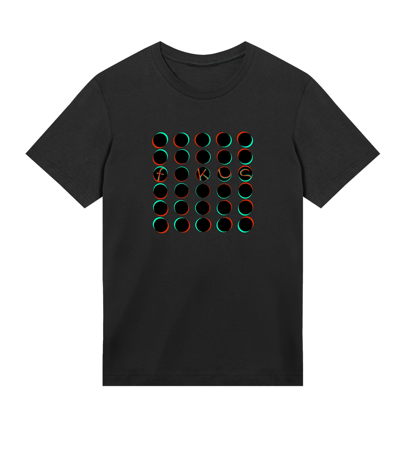 T-Shirt Männer Regular, Schwarz, Vorne, Good Morning World, einseitig, Fokus N01
