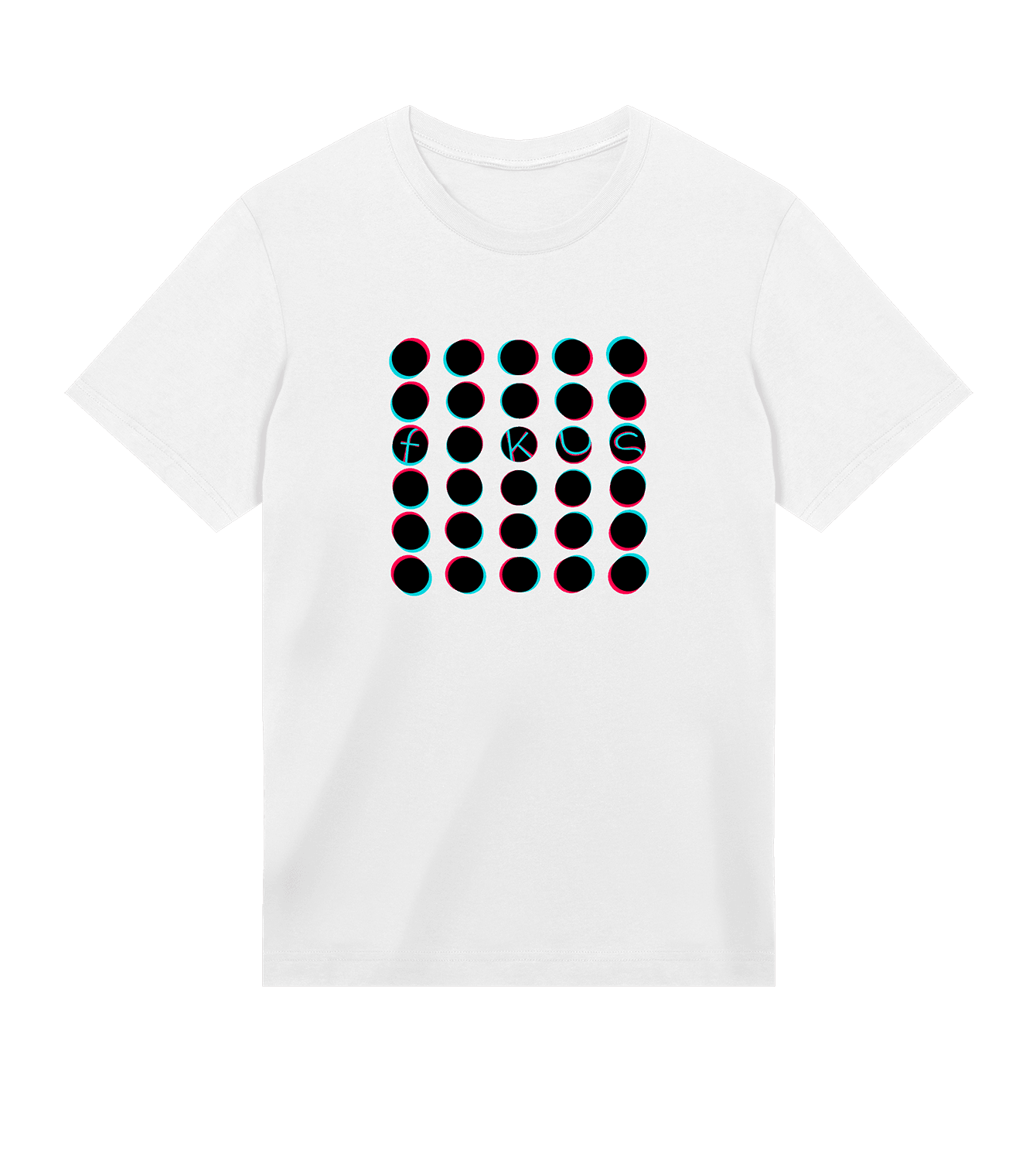 T-Shirt Männer Regular, Weiss, Vorne, Good Morning World, einseitig, Fokus N01