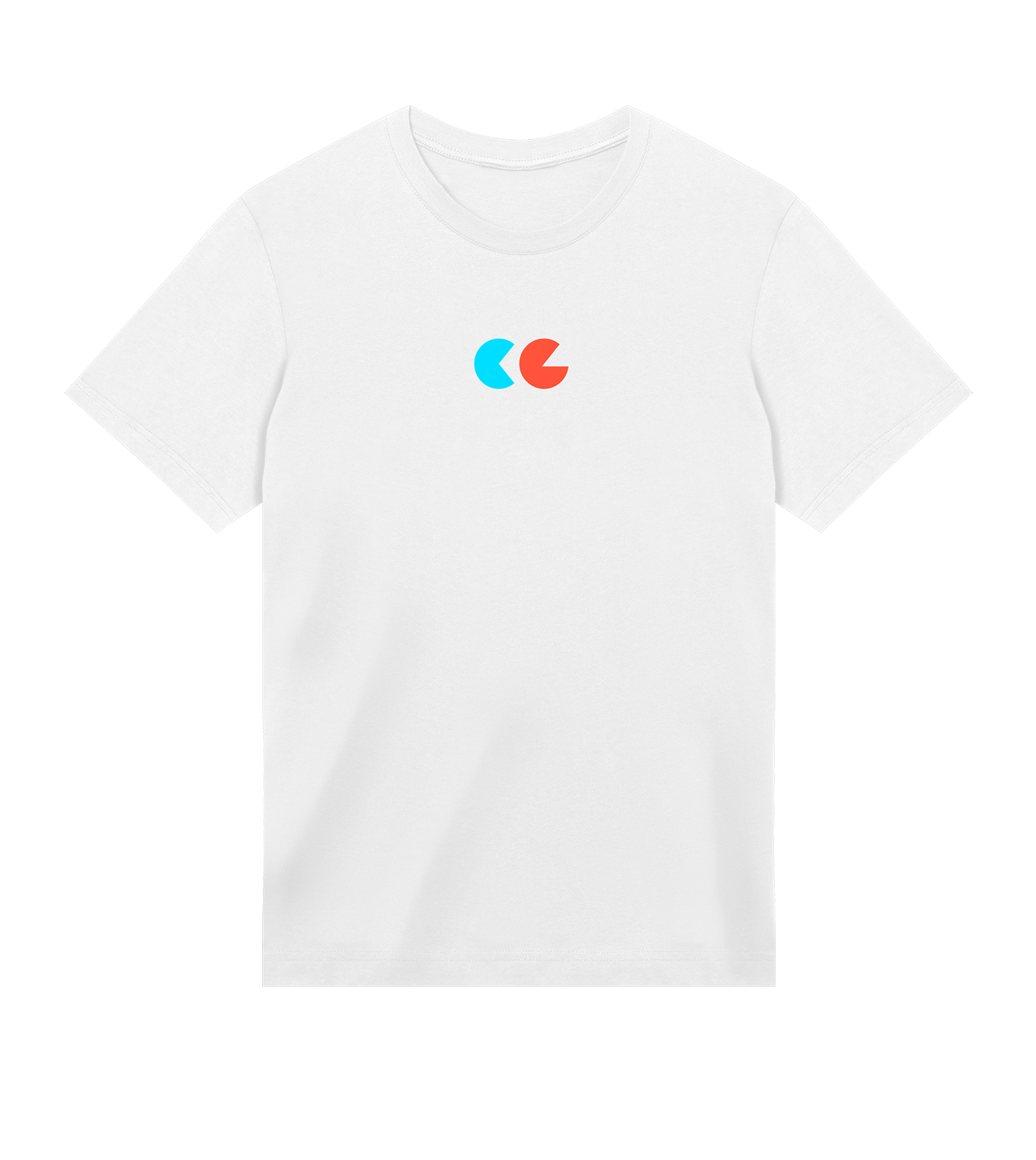 T-Shirt Männer Regular, Weiss, Vorne, Good Morning World, zweiseitig, Greed Control N01