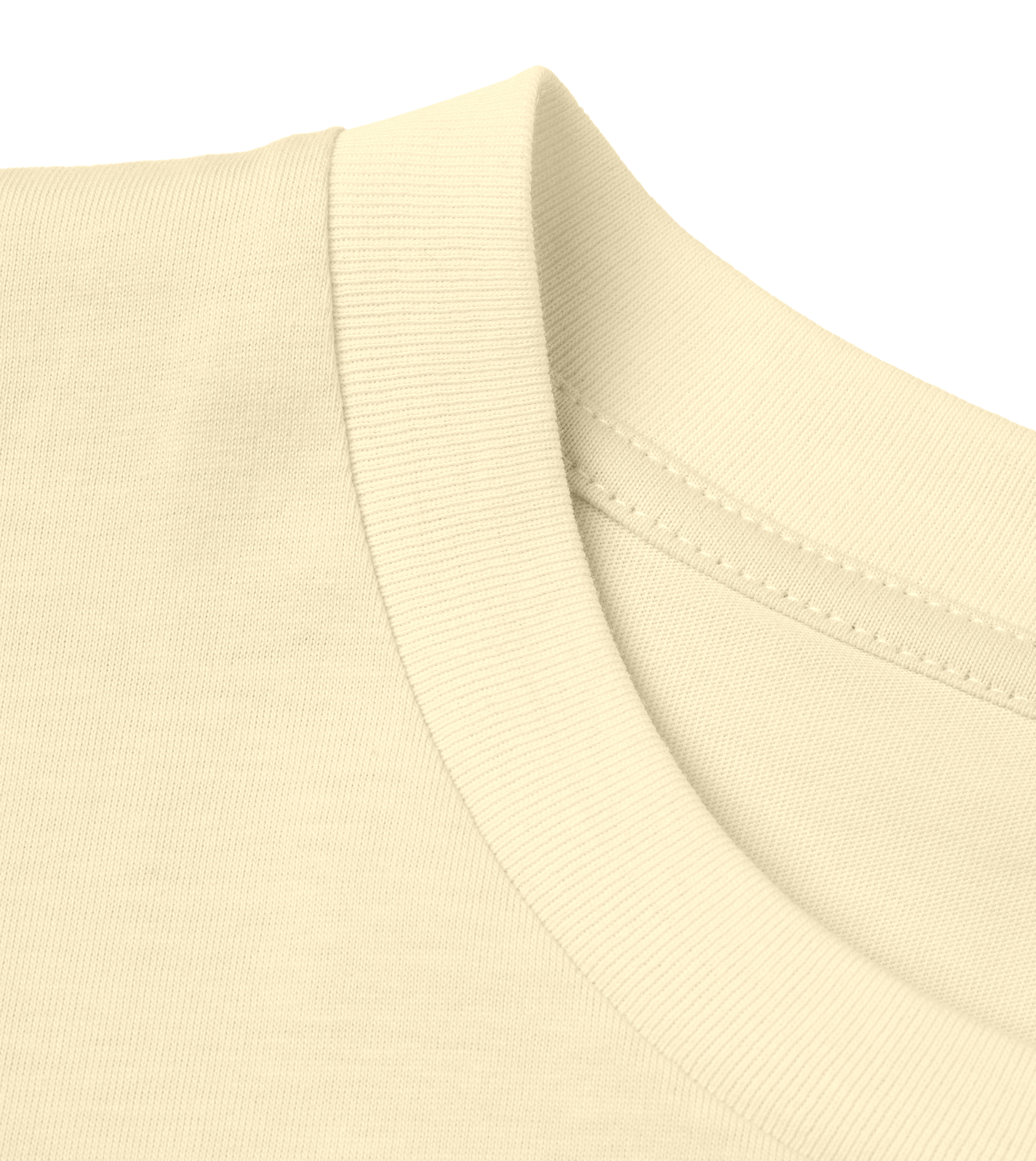 T-Shirt Damen Soft Gelb Regular Detailansicht – Good Earth Vibes