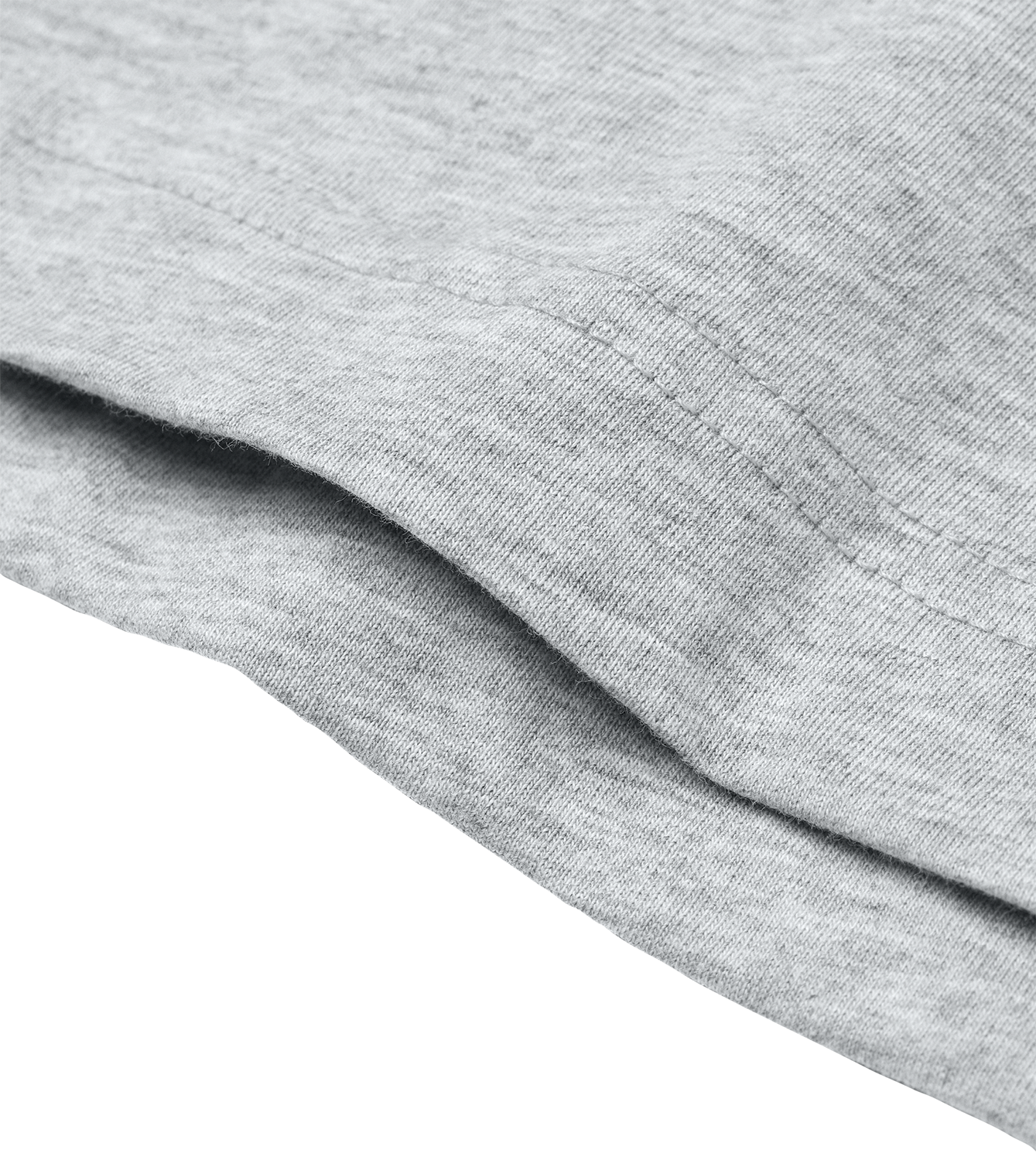 T-Shirt Frauen Regular, Grau meliert, Detail, Good Morning World, zweiseitig, N01