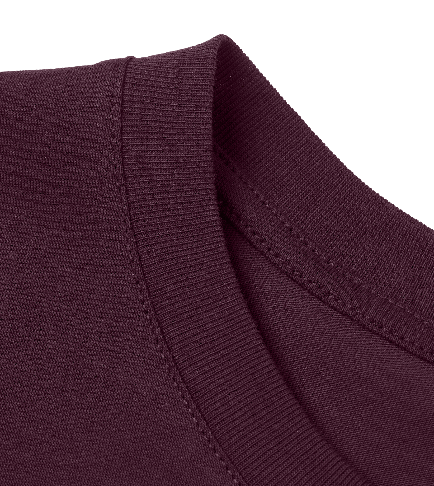T-Shirt Herren Kastanie Regular Detailansicht – Good Earth Vibes