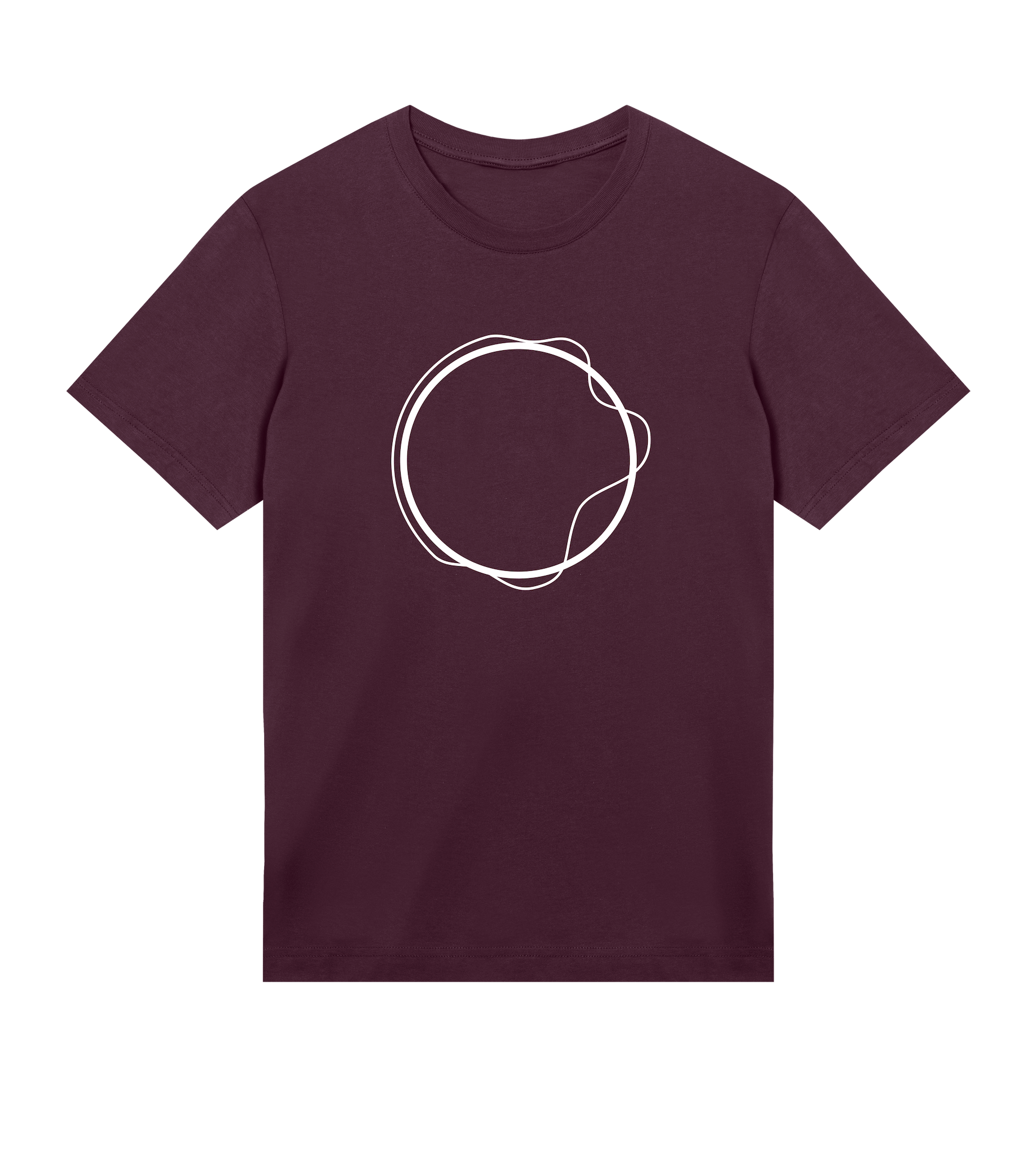 T-Shirt Herren Kastanie Regular Vorderseite – Good Earth Vibes