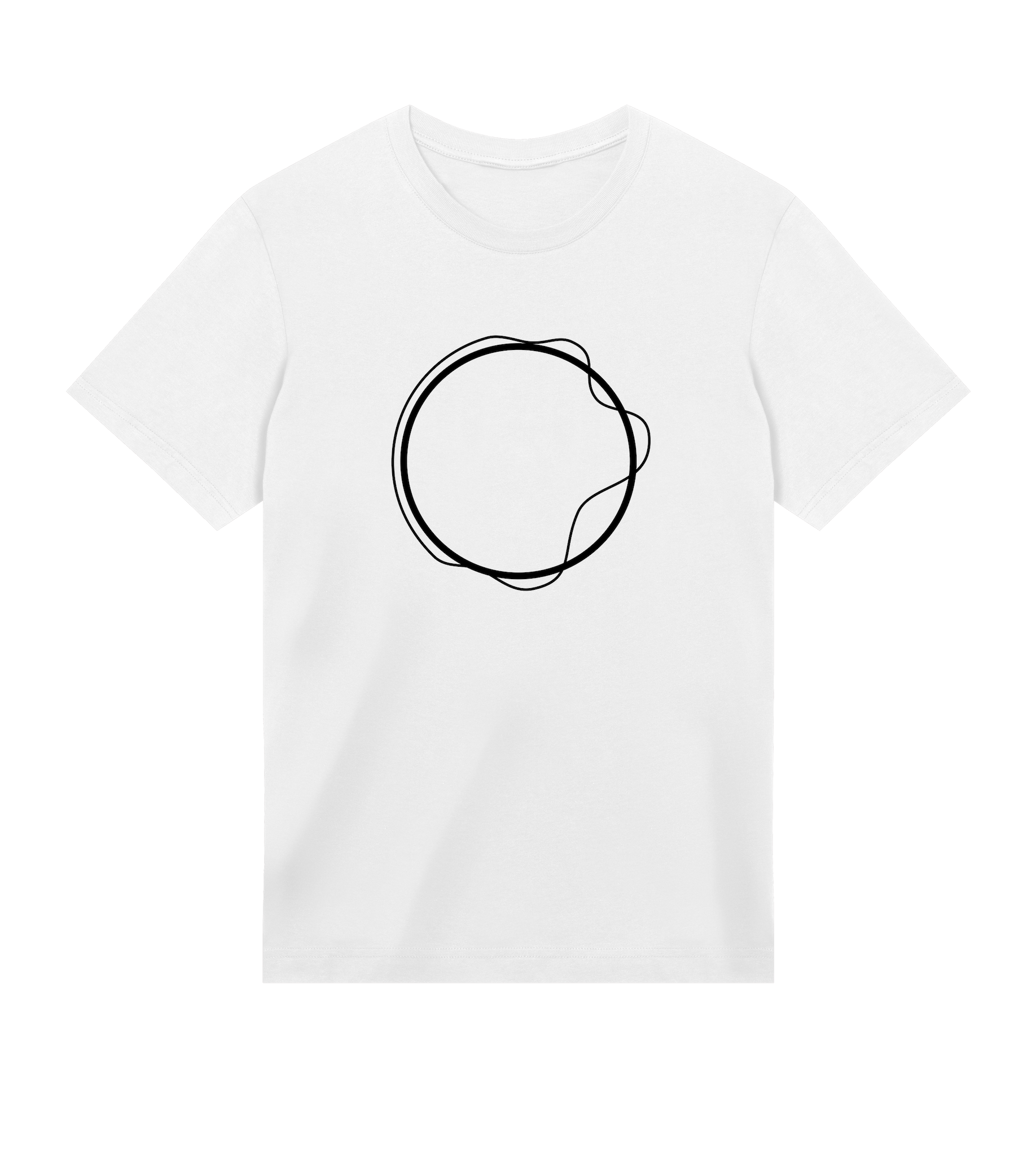 T-Shirt Herren Weiss Regular Vorderseite – Good Earth Vibes