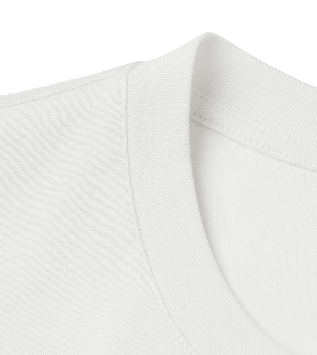 T-Shirt Männer Regular, Weiss, Detail, Good Morning World, zweiseitig, N01