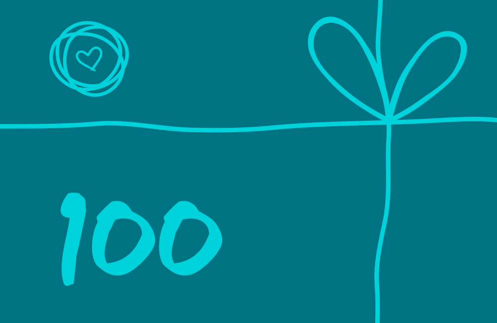 Voucher, Geschenk-Gutschein für Kleidung, 100 Euro
